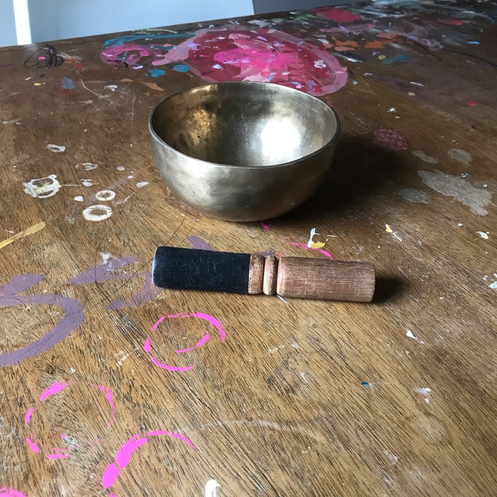 Hand made sound bowl